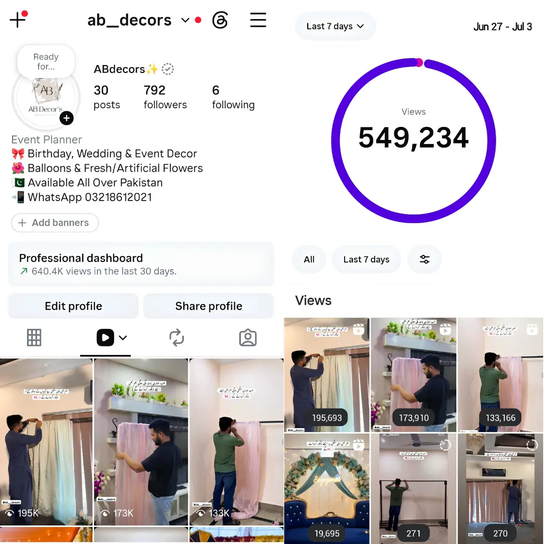 Instagram Search Ranking Proof Dashboard